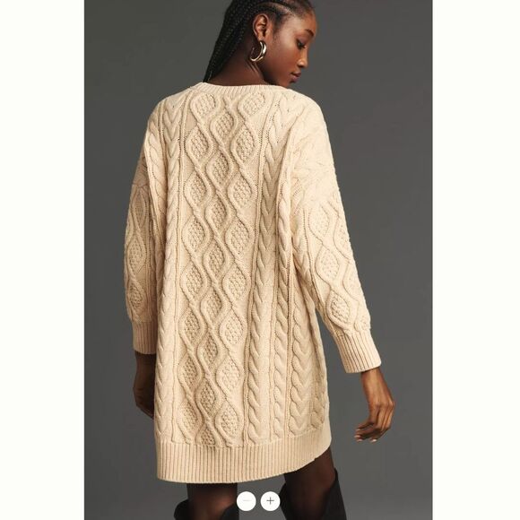 Mare Mare x Anthropologie Long-Sleeve Mini Jumper Dress - Picture 4 of 4